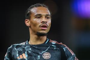 萨内2025年德甲直接参与9个进球，仅次于凯恩的10球